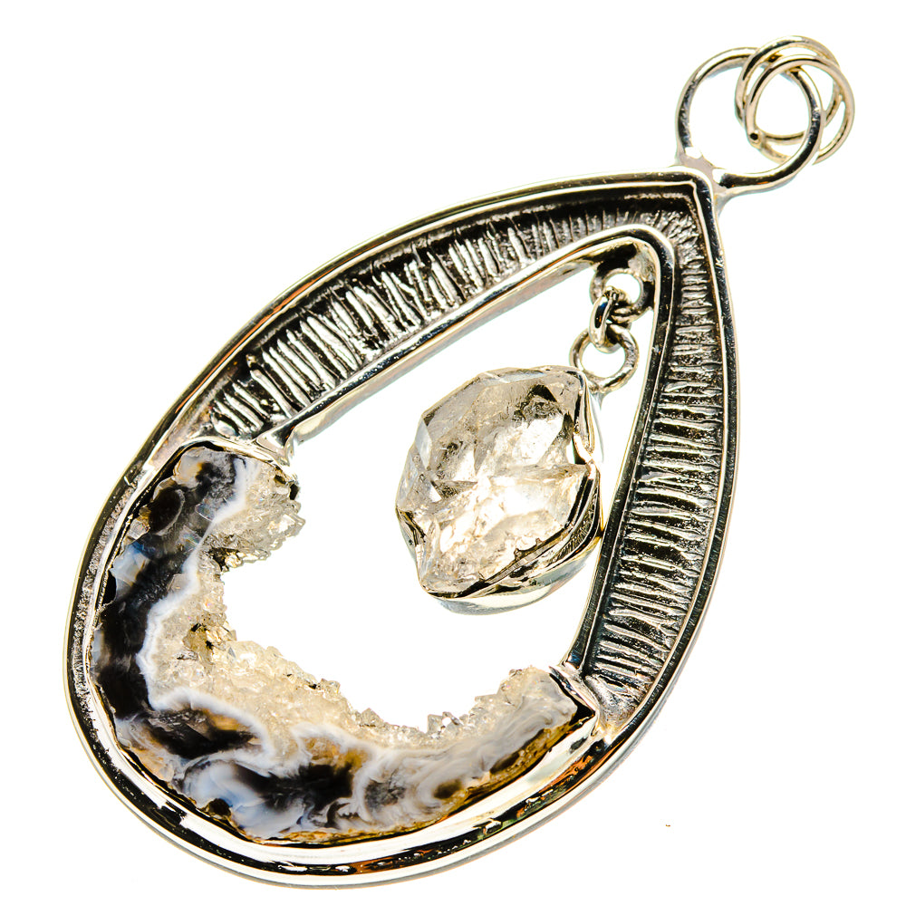 Occo Geode Slice Pendants handcrafted by Anasilvercos - PD755417
