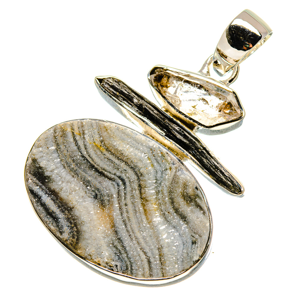 Desert Druzy Pendants handcrafted by Anasilvercos - PD755419