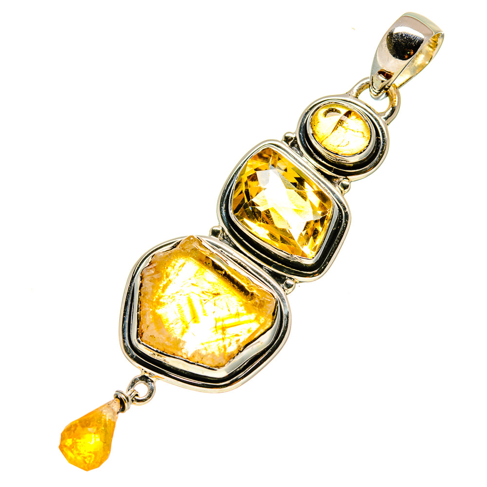 Citrine Pendants handcrafted by Anasilvercos - PD755425