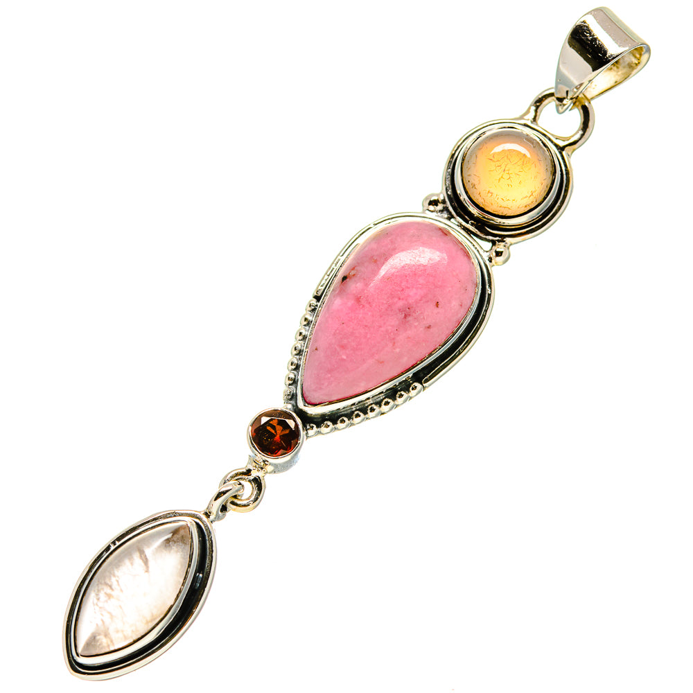 Rhodonite Pendants handcrafted by Anasilvercos - PD755430