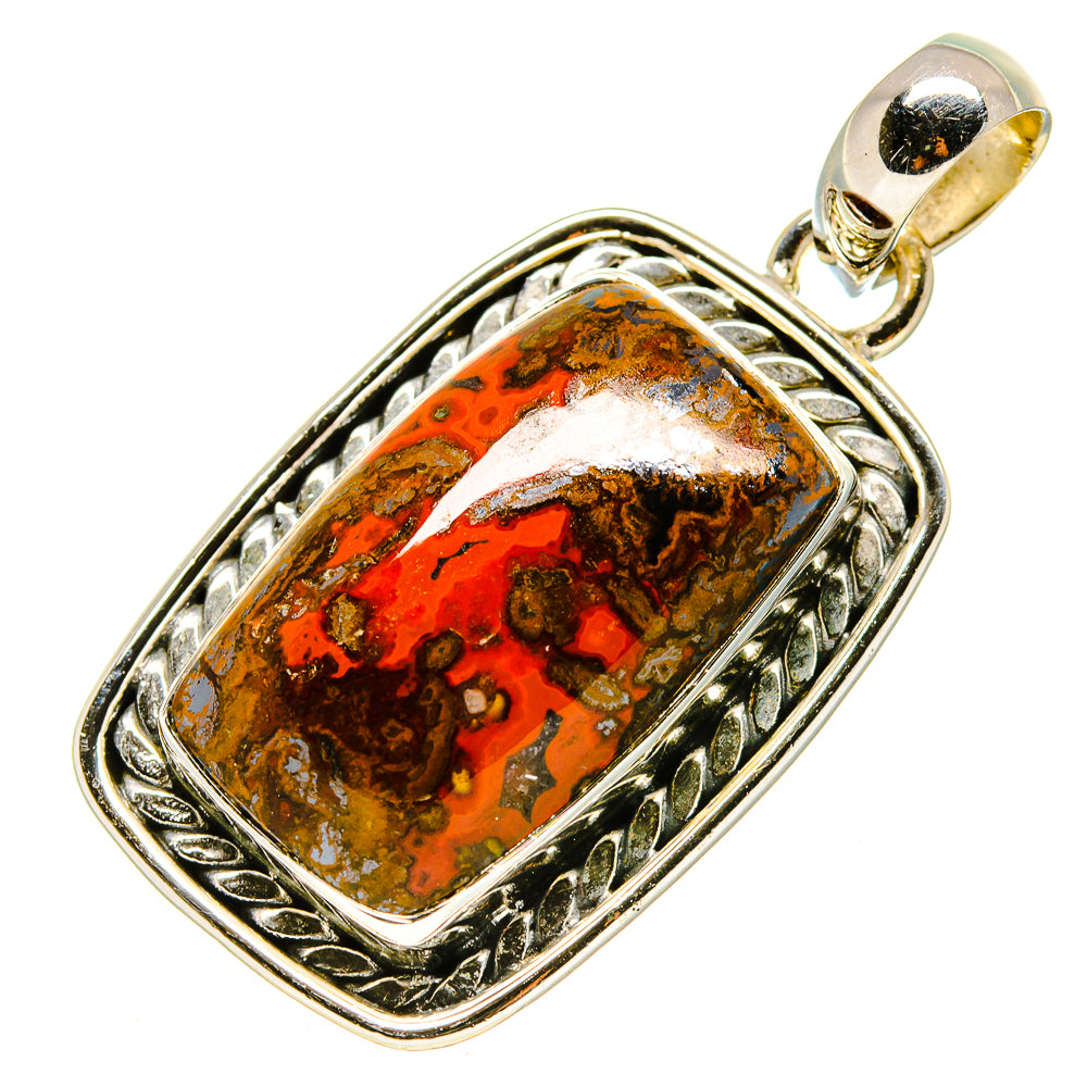 Moroccan Agate Pendants handcrafted by Anasilvercos - PD755442