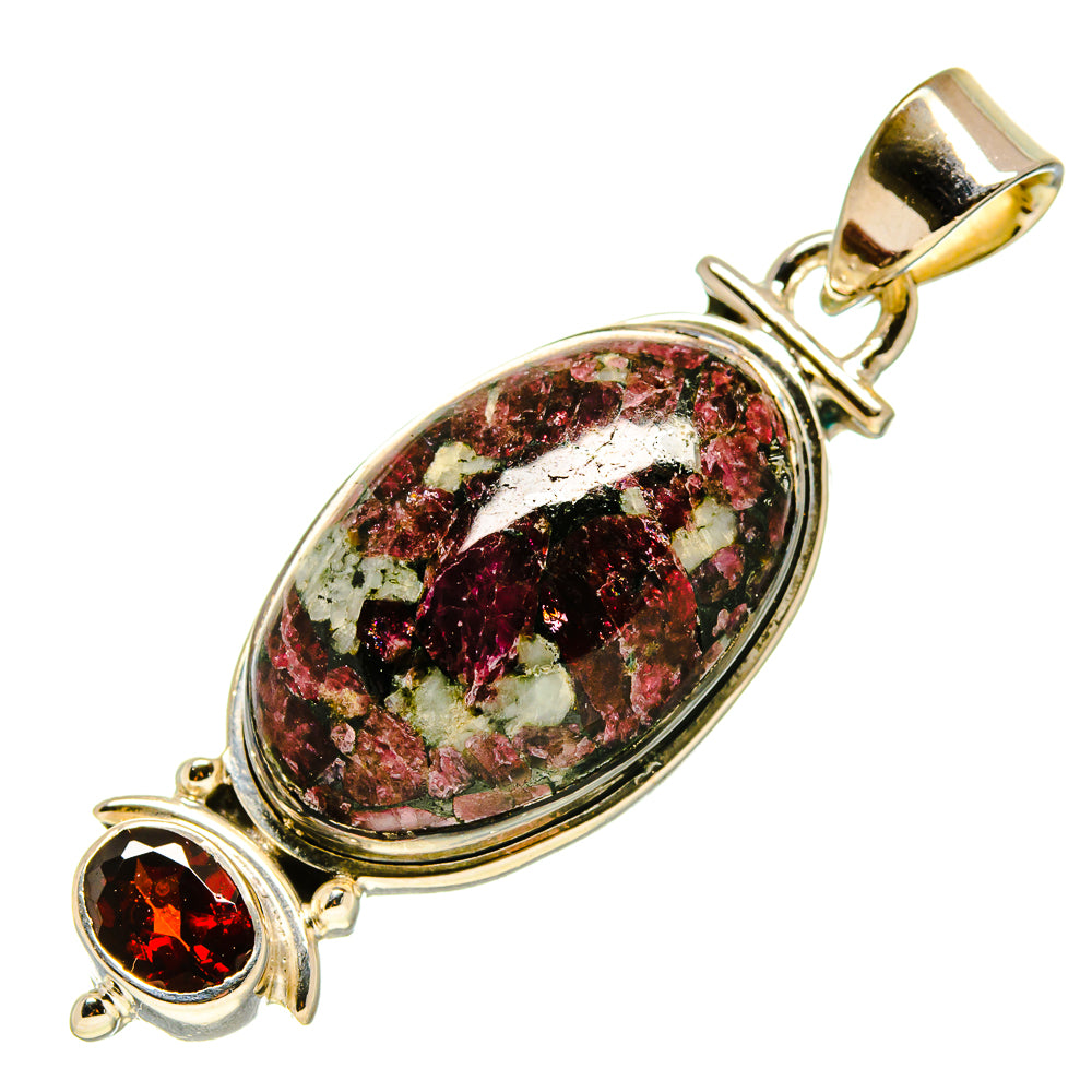 Russian Eudialyte Pendants handcrafted by Anasilvercos - PD755479