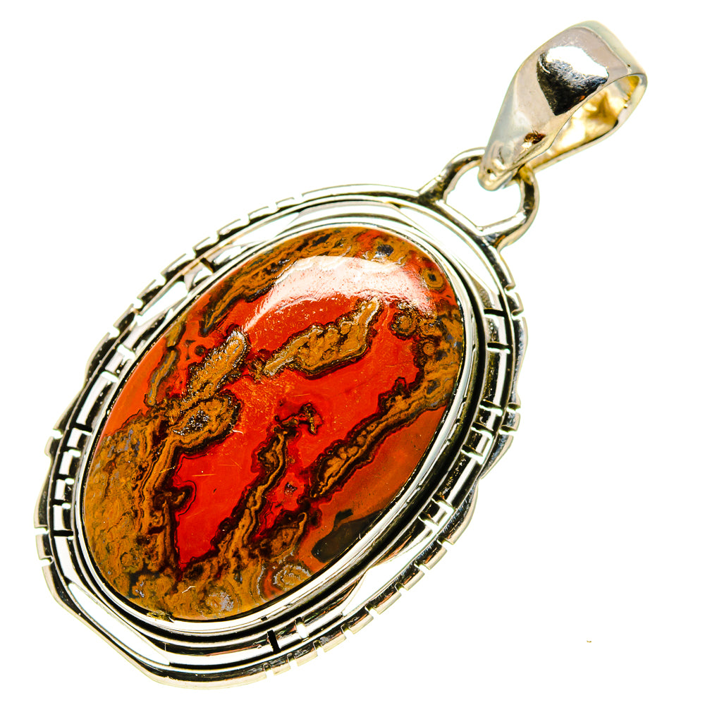 Moroccan Agate Pendants handcrafted by Anasilvercos - PD755487
