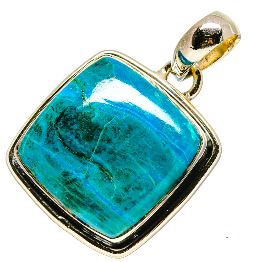 Chrysocolla Pendants handcrafted by Anasilvercos - PD755489
