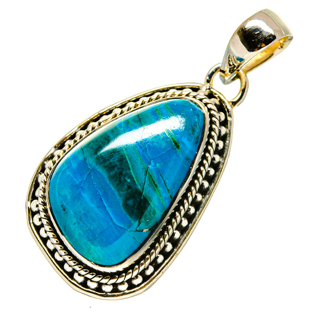 Chrysocolla Pendants handcrafted by Anasilvercos - PD755496