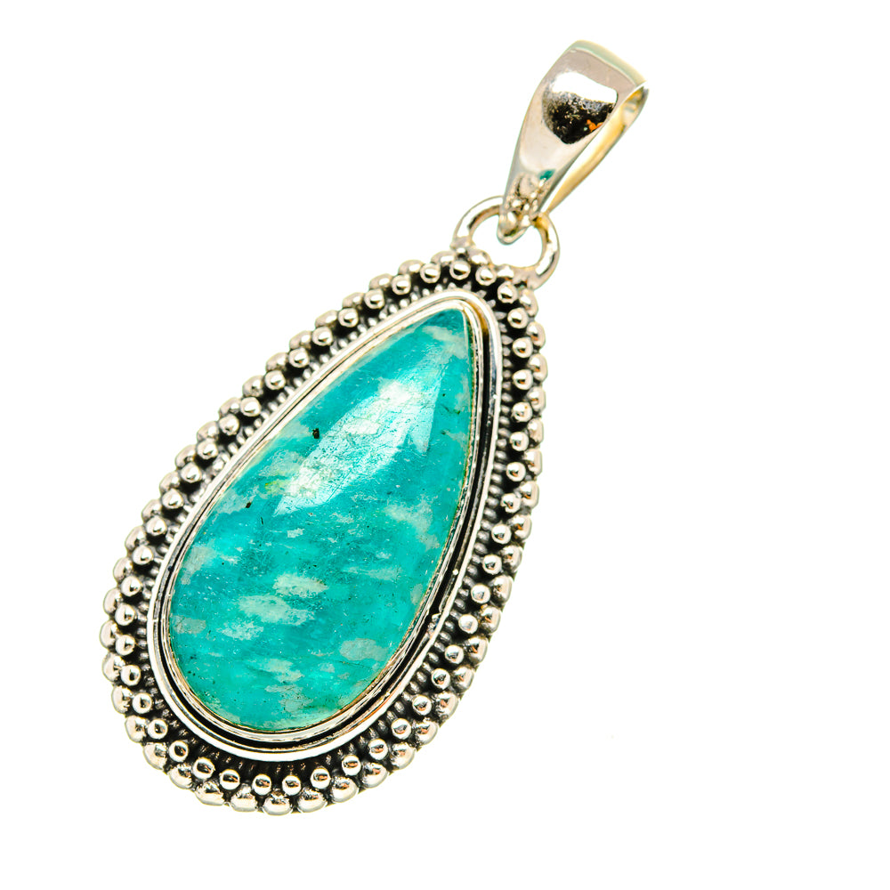 Amazonite Pendants handcrafted by Anasilvercos - PD7555