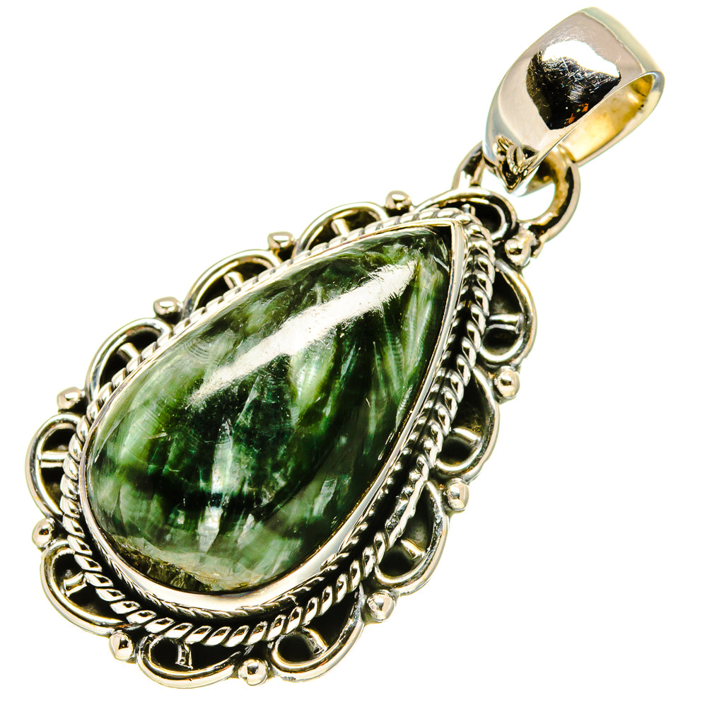 Seraphinite Pendants handcrafted by Anasilvercos - PD755502