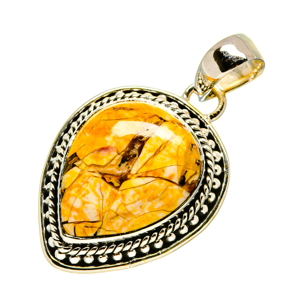 Brecciated Mookaite Pendants handcrafted by Anasilvercos - PD755503