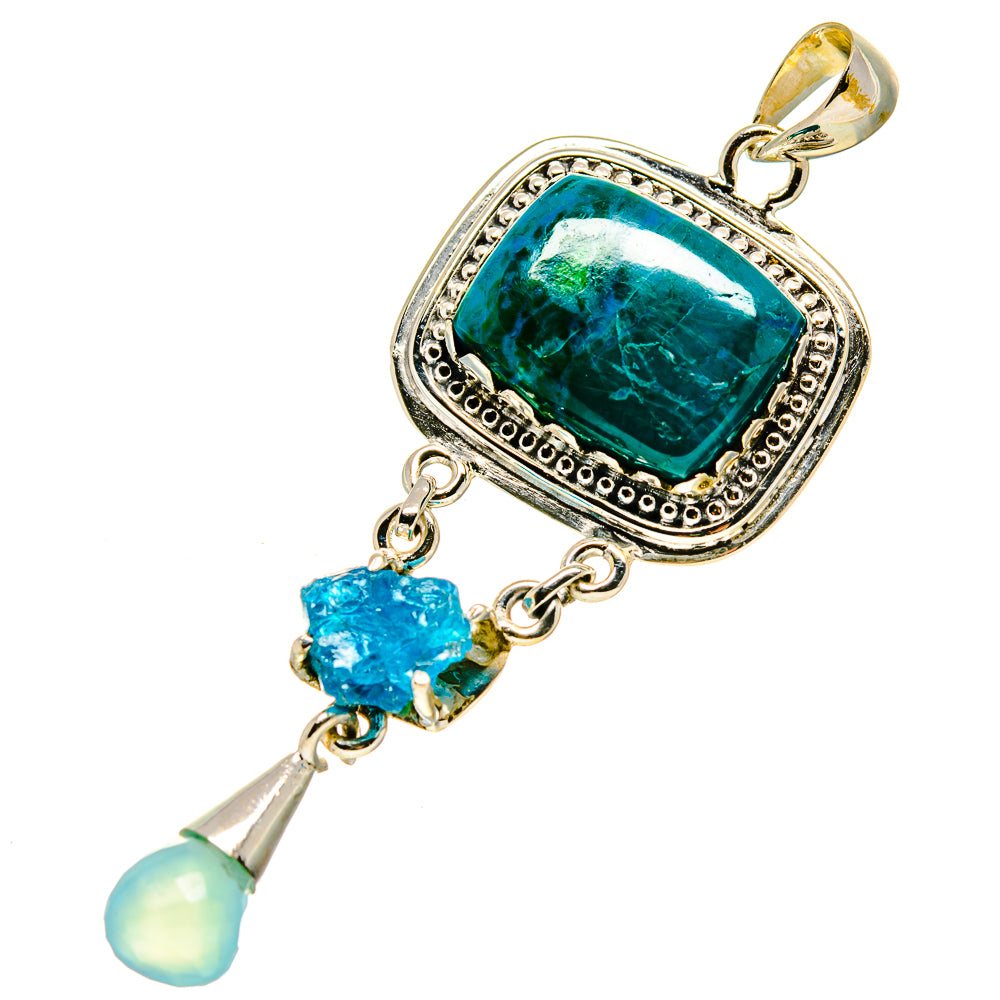 Chrysocolla Pendants handcrafted by Anasilvercos - PD755506