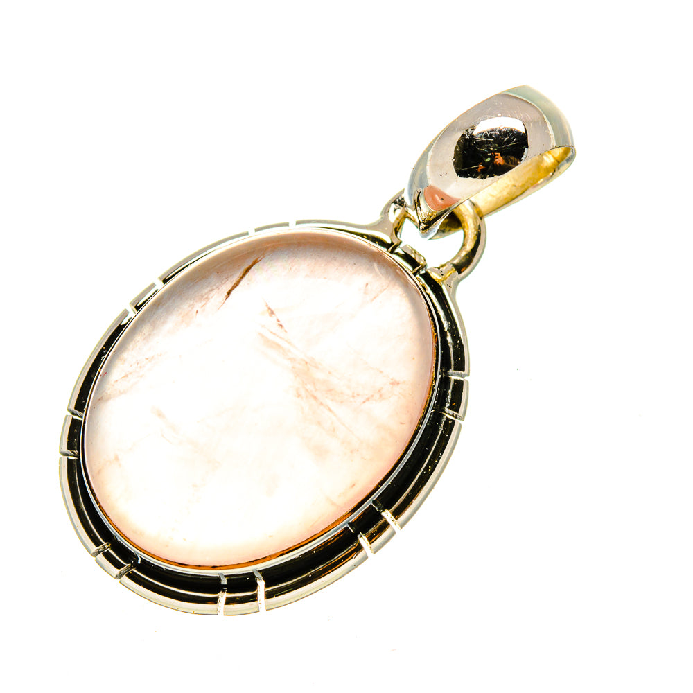 Rose Quartz Pendants handcrafted by Anasilvercos - PD755575
