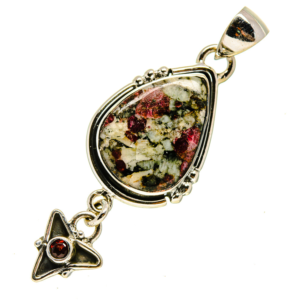 Russian Eudialyte Pendants handcrafted by Anasilvercos - PD755589