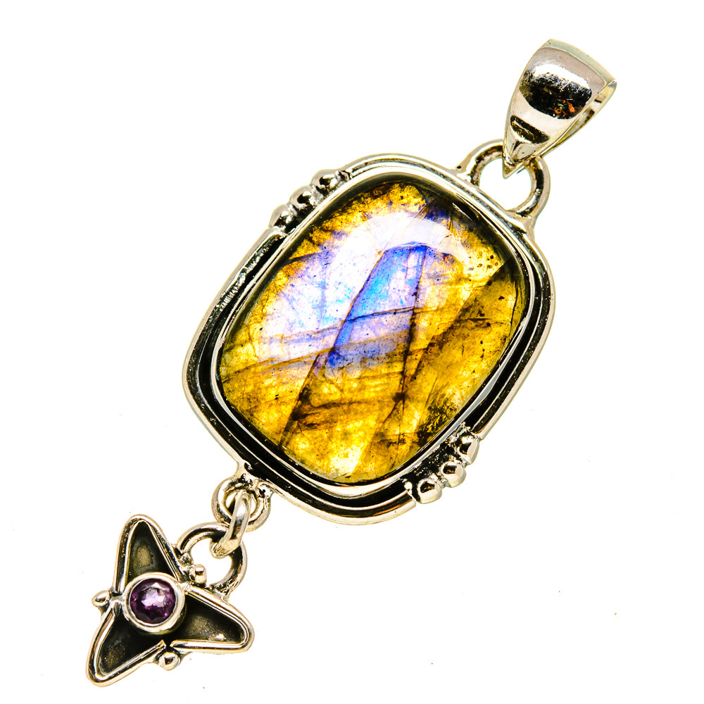 Labradorite Pendants handcrafted by Anasilvercos - PD755596