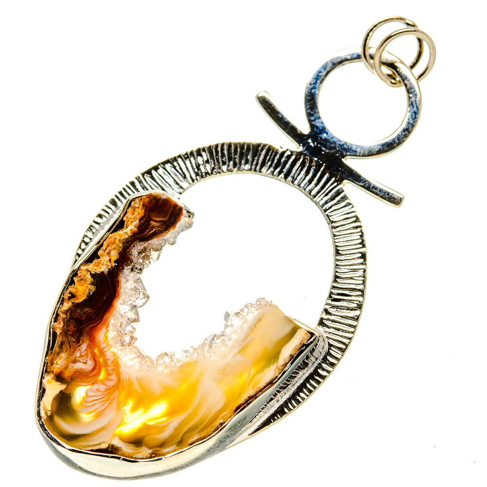 Geode Slice Pendants handcrafted by Anasilvercos - PD755601