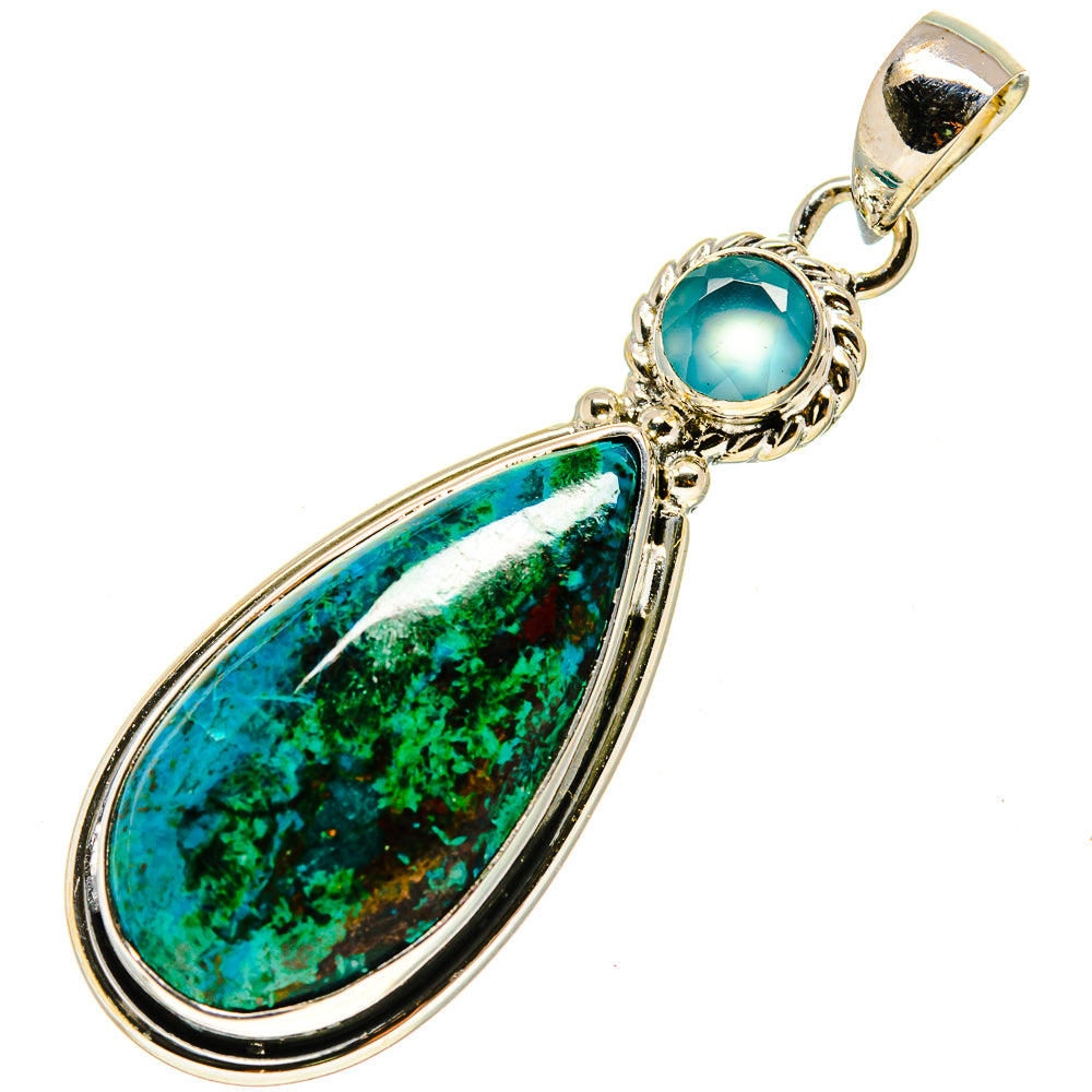 Chrysocolla Pendants handcrafted by Anasilvercos - PD755622