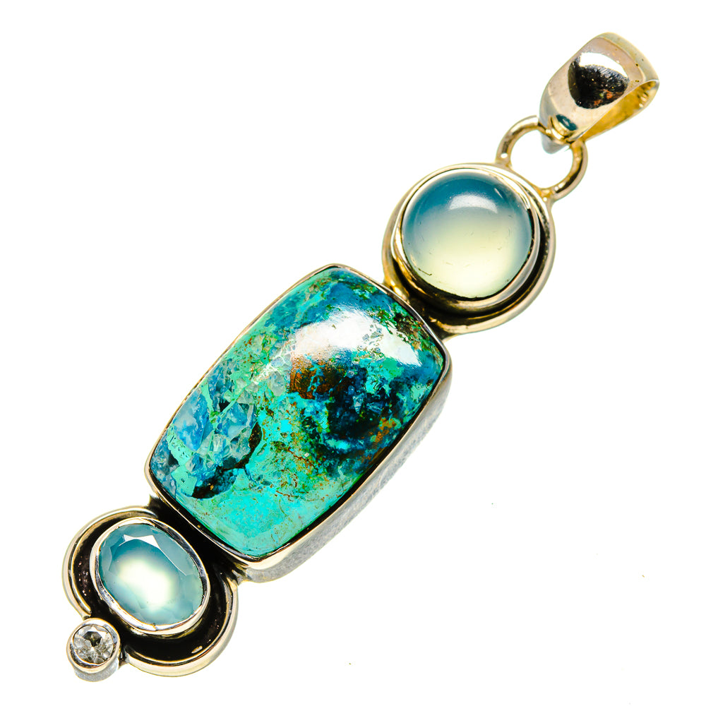 Chrysocolla Pendants handcrafted by Anasilvercos - PD755626