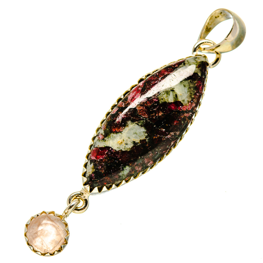 Russian Eudialyte Pendants handcrafted by Anasilvercos - PD755628