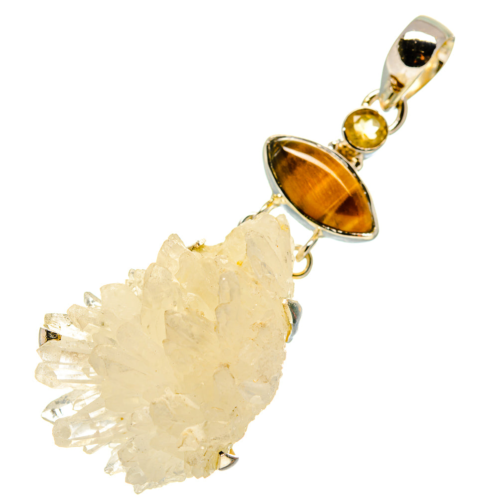 Rainbow Moonstone Pendants handcrafted by Anasilvercos - PD755634