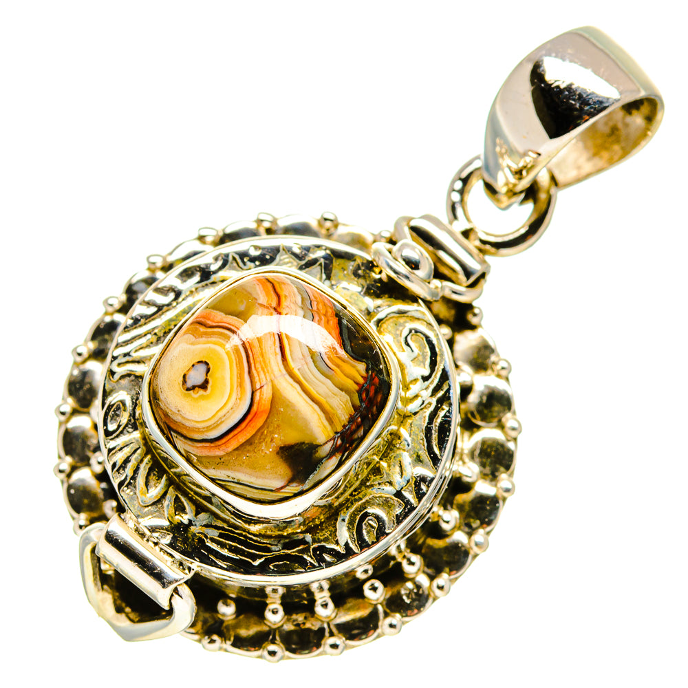 Laguna Lace Agate Pendants handcrafted by Anasilvercos - PD755639