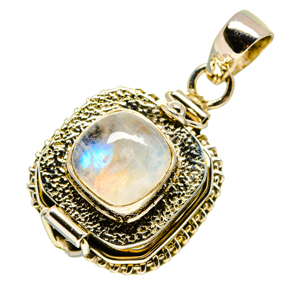 Rainbow Moonstone Pendants handcrafted by Anasilvercos - PD755642