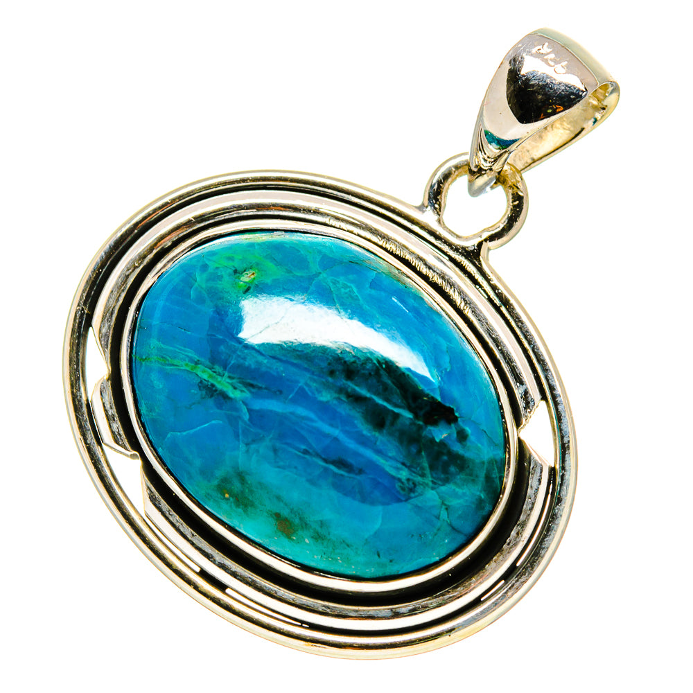 Chrysocolla Pendants handcrafted by Anasilvercos - PD755645
