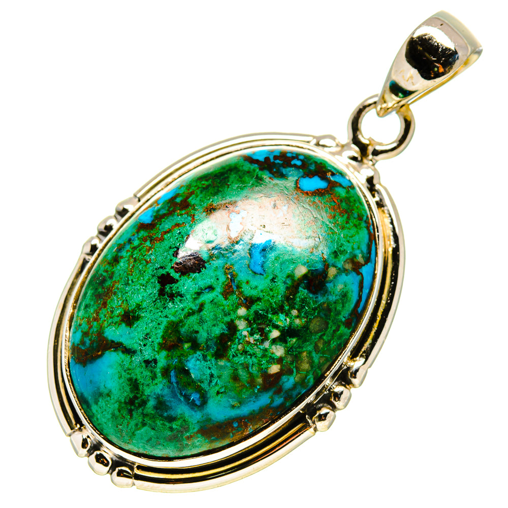 Chrysocolla Pendants handcrafted by Anasilvercos - PD755655