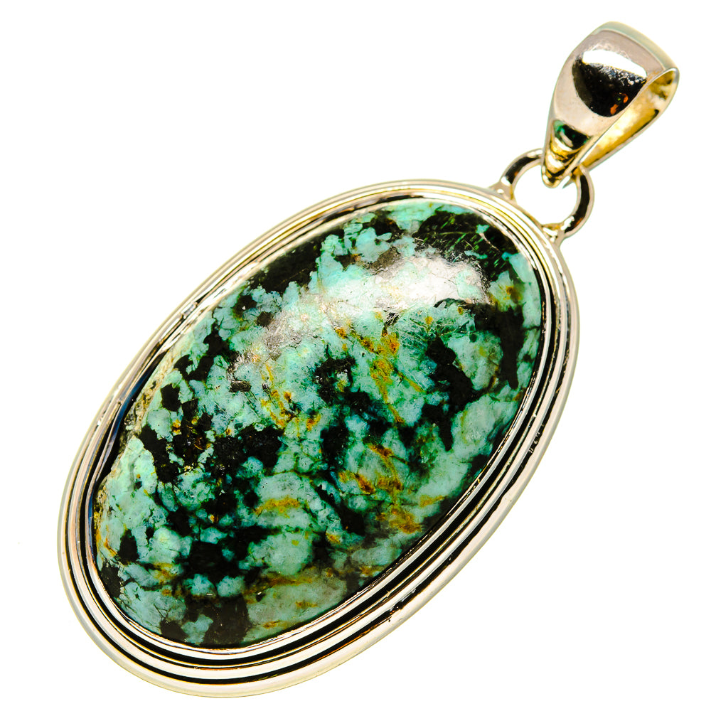 Tibetan Turquoise Pendants handcrafted by Anasilvercos - PD755667