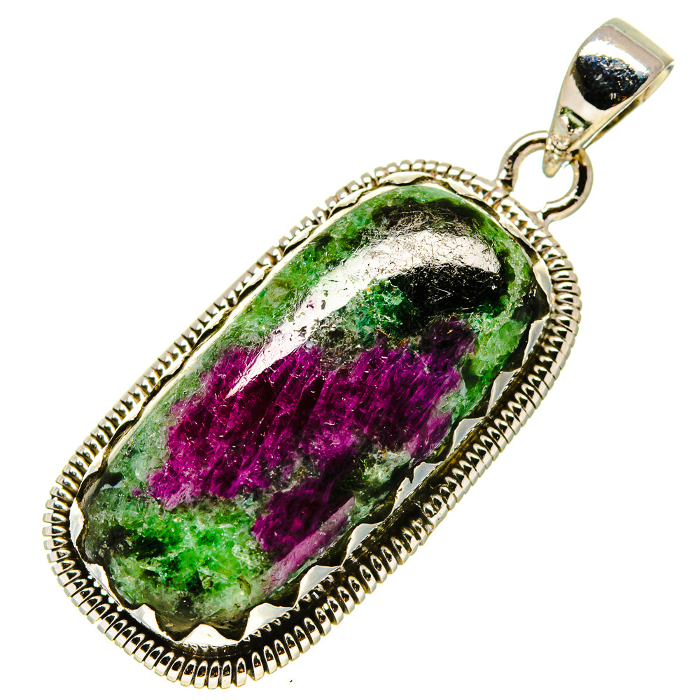 Ruby Zoisite Pendants handcrafted by Anasilvercos - PD755672