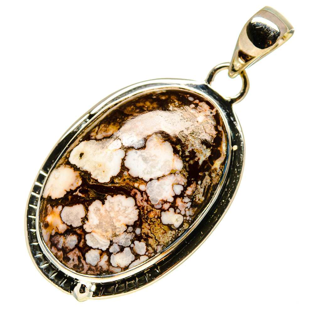 Peanut Wood Jasper Pendants handcrafted by Anasilvercos - PD755674