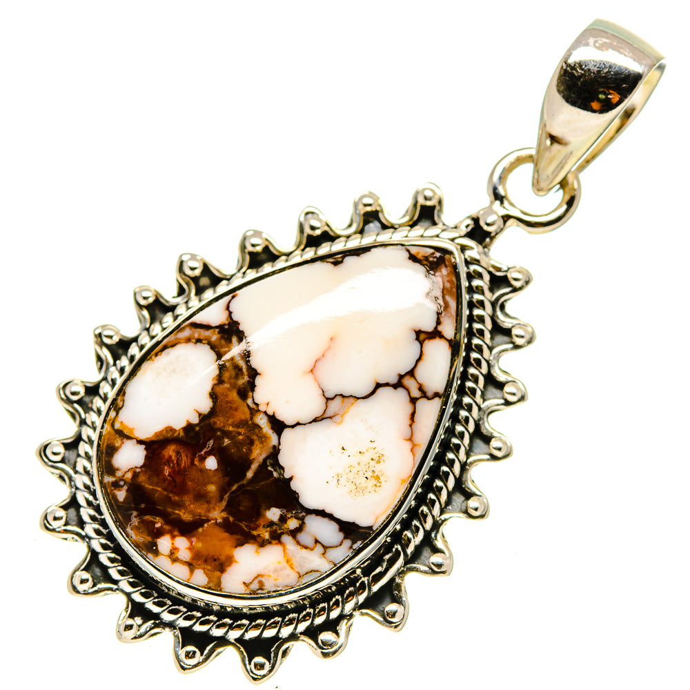 Peanut Wood Jasper Pendants handcrafted by Anasilvercos - PD755675