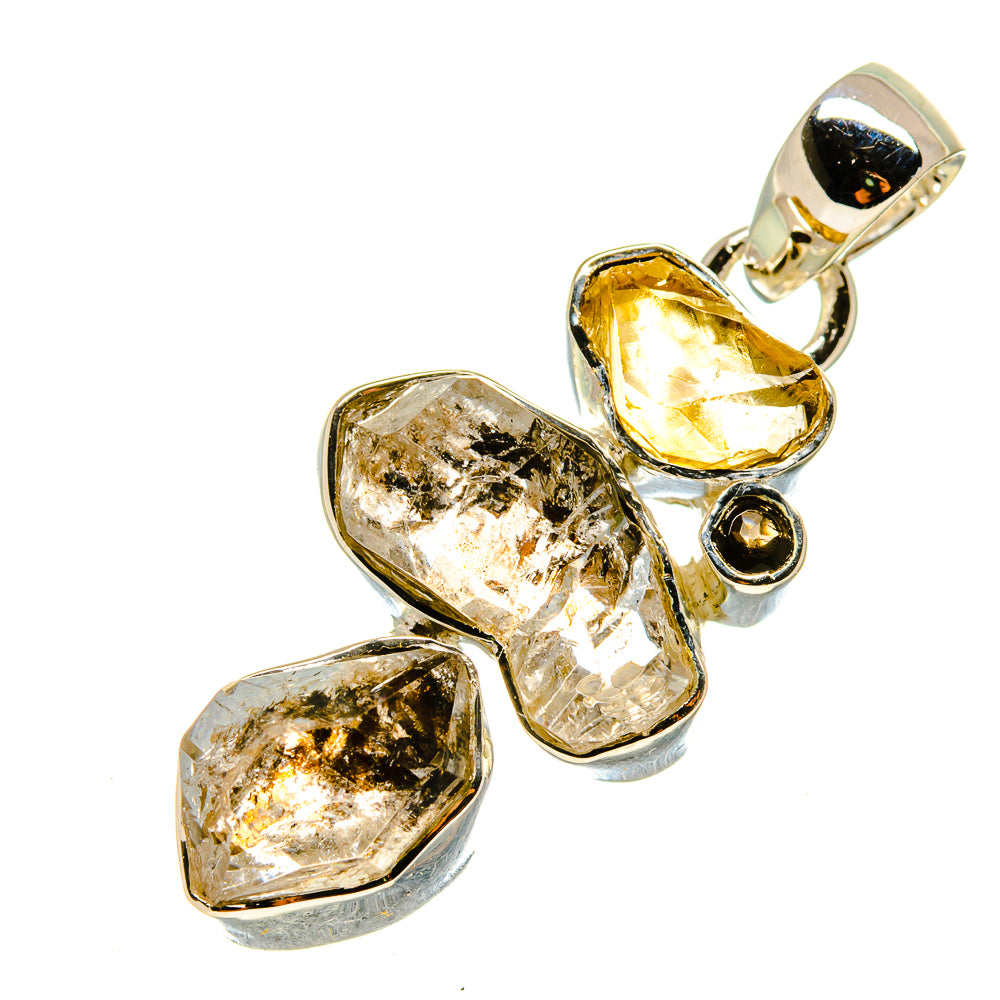 Herkimer Diamond Pendants handcrafted by Anasilvercos - PD755677