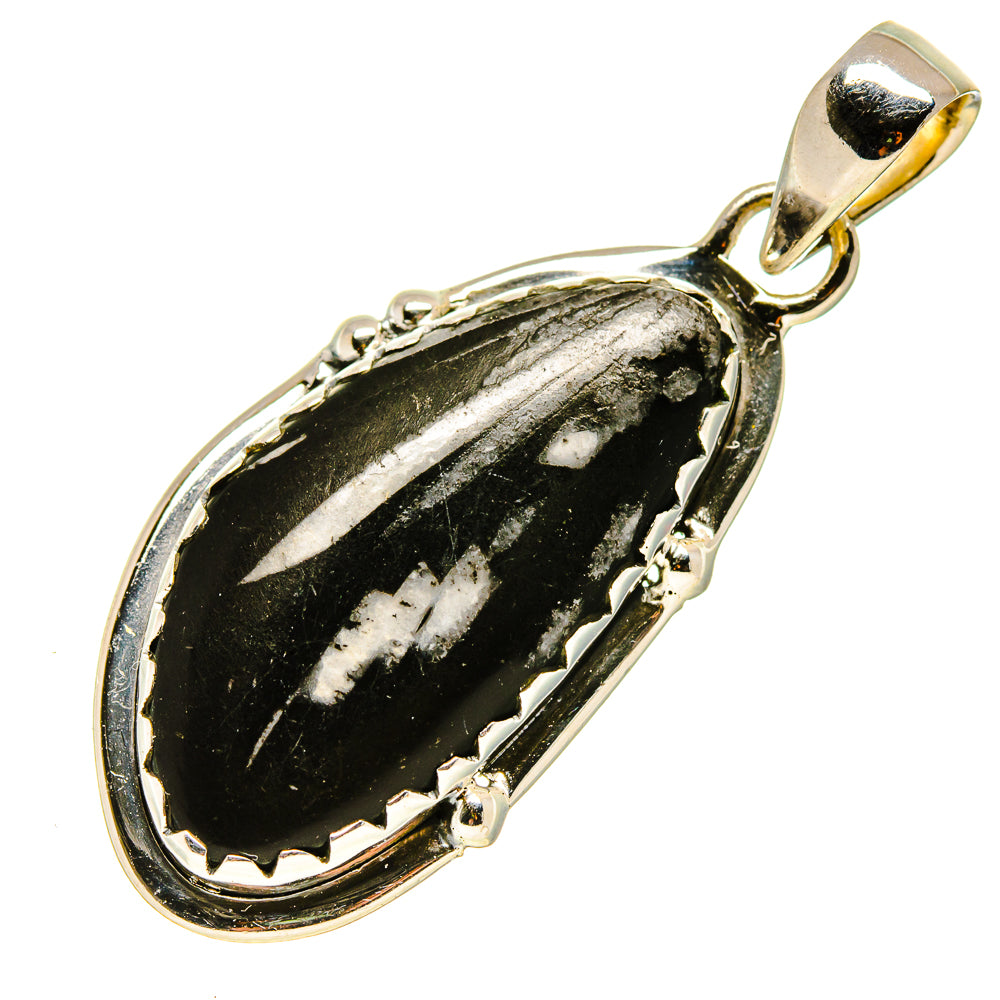 Chrysanthemum Stone Pendants handcrafted by Anasilvercos - PD755696