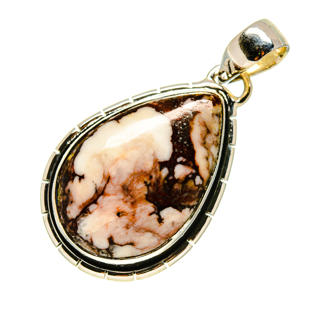 Peanut Wood Jasper Pendants handcrafted by Anasilvercos - PD755714