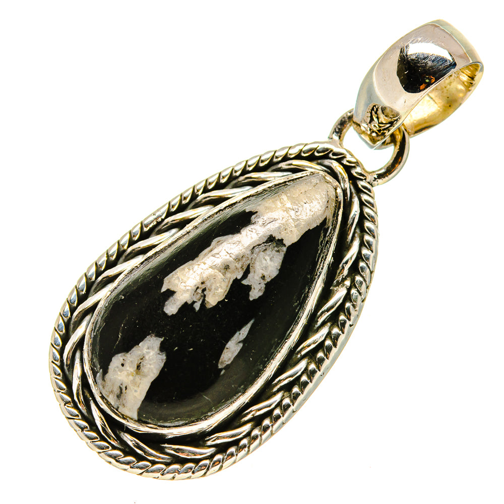 Chrysanthemum Stone Pendants handcrafted by Anasilvercos - PD755718