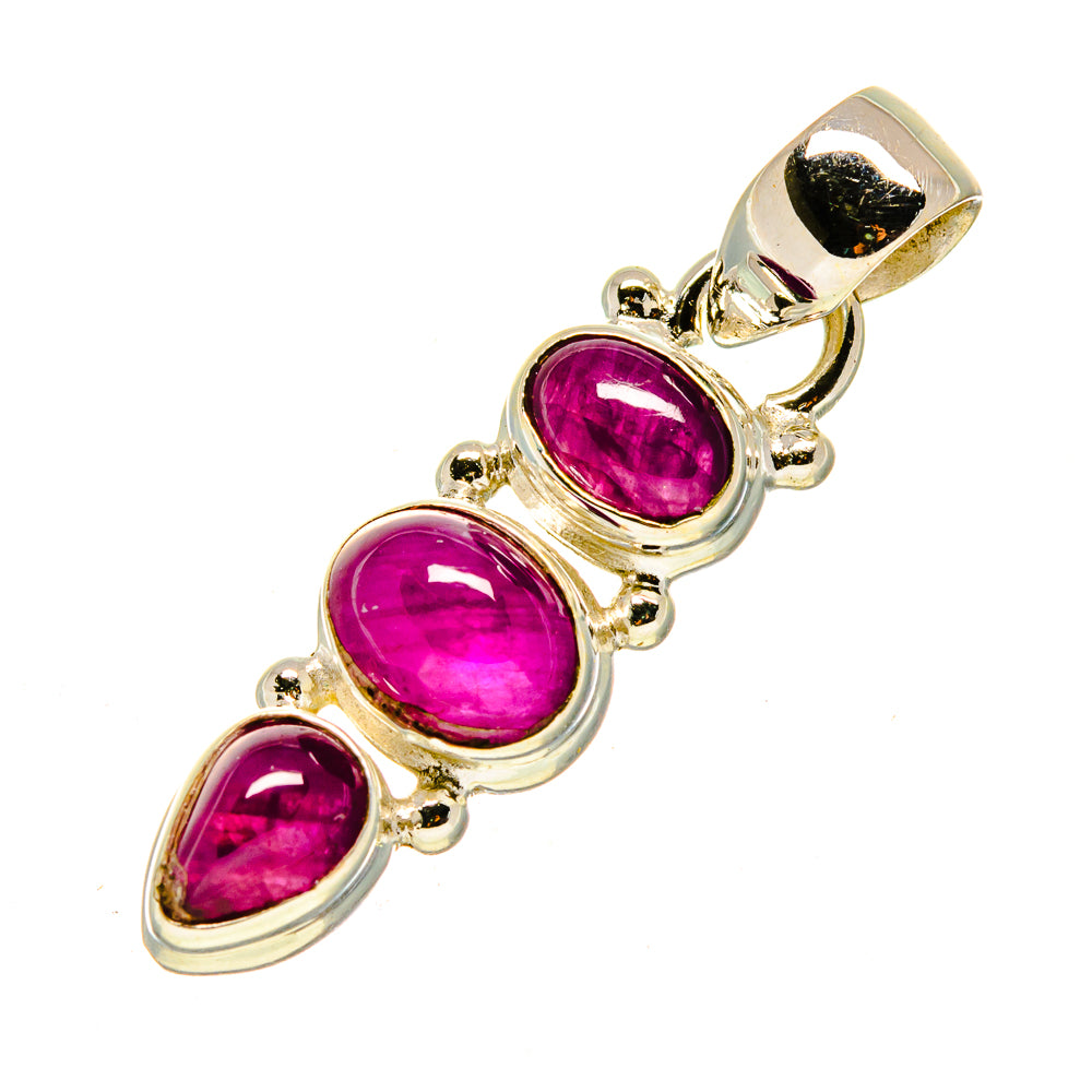 Pink Tourmaline Pendants handcrafted by Anasilvercos - PD755738