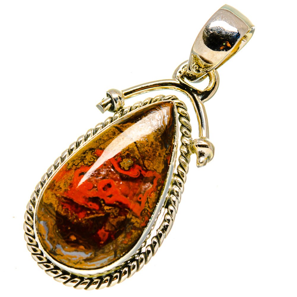 Moroccan Agate Pendants handcrafted by Anasilvercos - PD755752