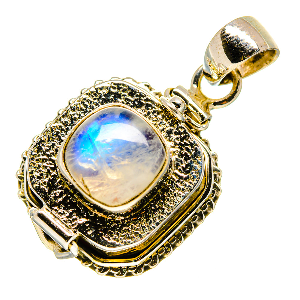 Rainbow Moonstone Pendants handcrafted by Anasilvercos - PD755771