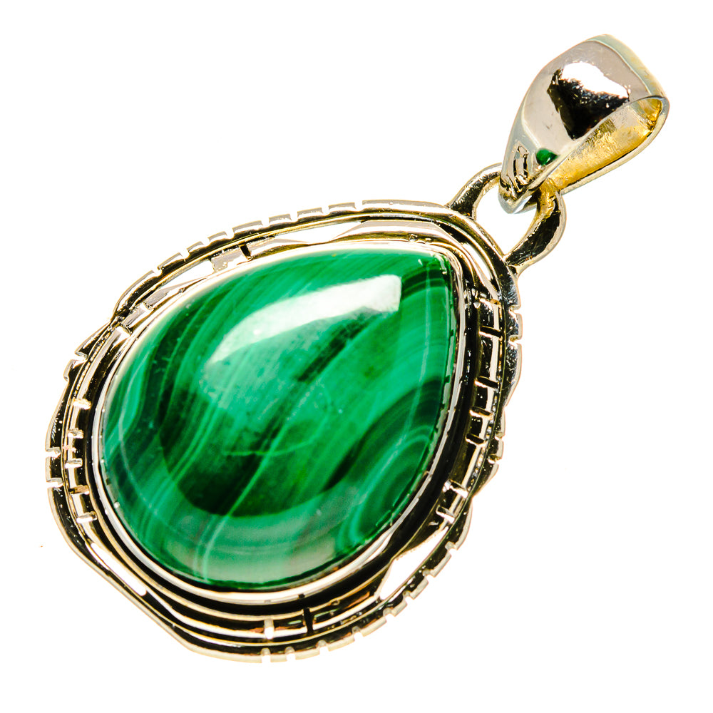Malachite Pendants handcrafted by Anasilvercos - PD755778
