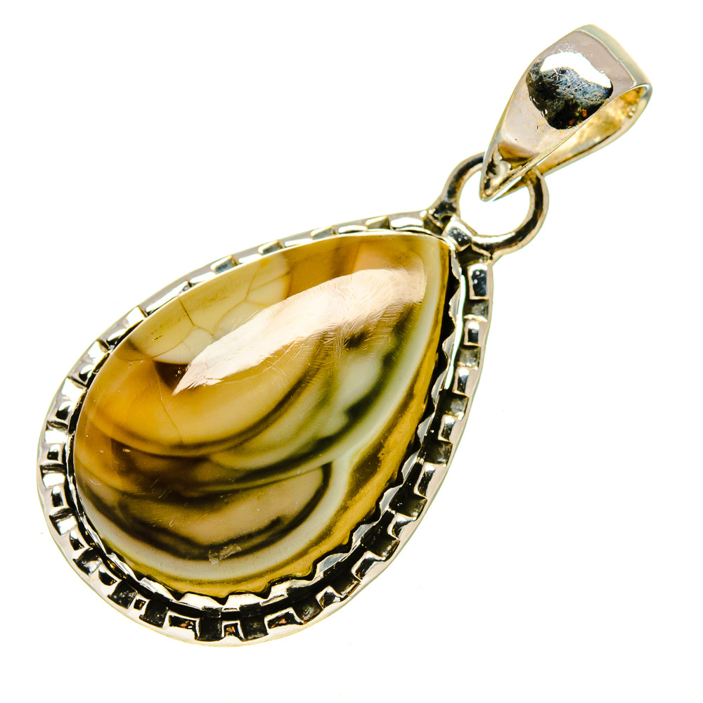 Willow Creek Jasper Pendants handcrafted by Anasilvercos - PD755780