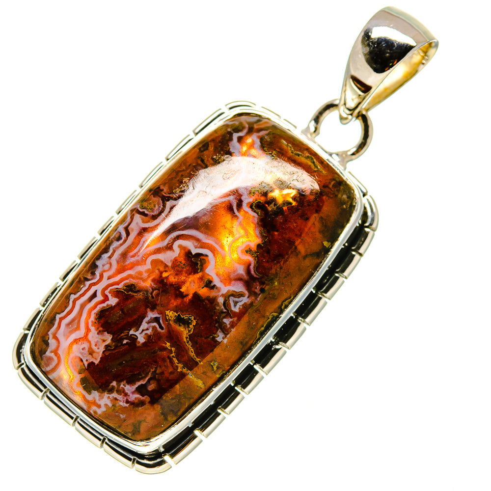 Moroccan Agate Pendants handcrafted by Anasilvercos - PD755787