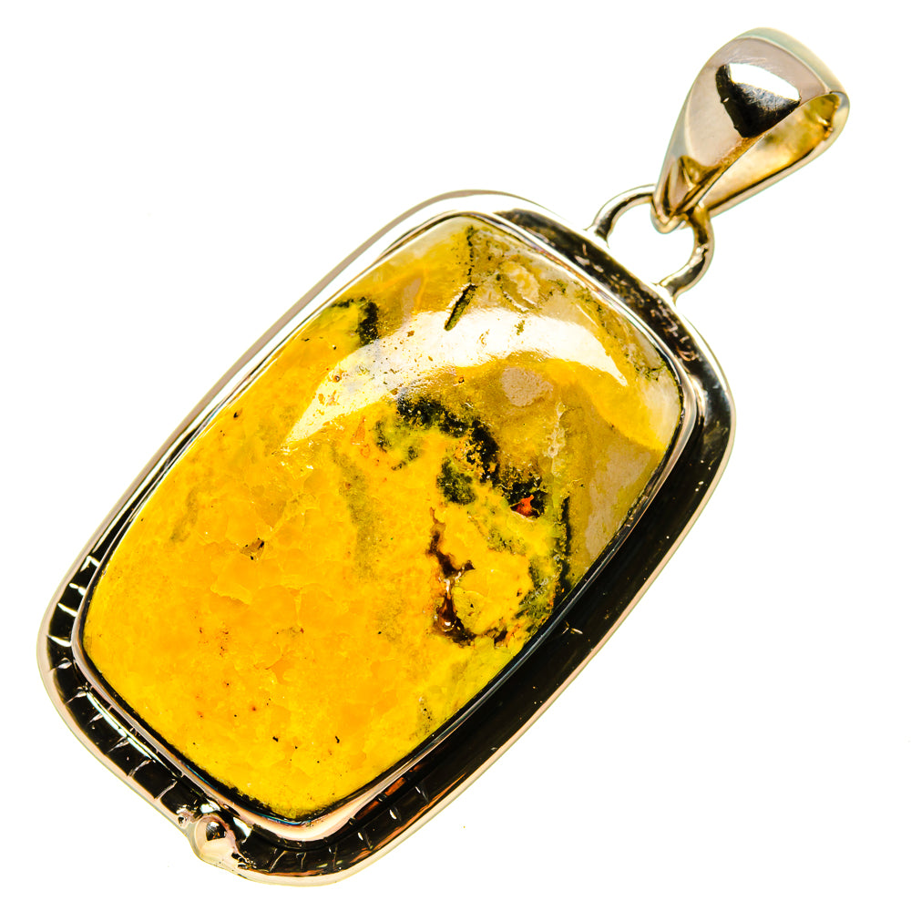 Bumble Bee Jasper Pendants handcrafted by Anasilvercos - PD755790