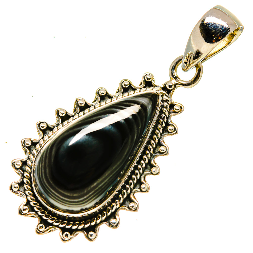 Psilomelane Pendants handcrafted by Anasilvercos - PD755800