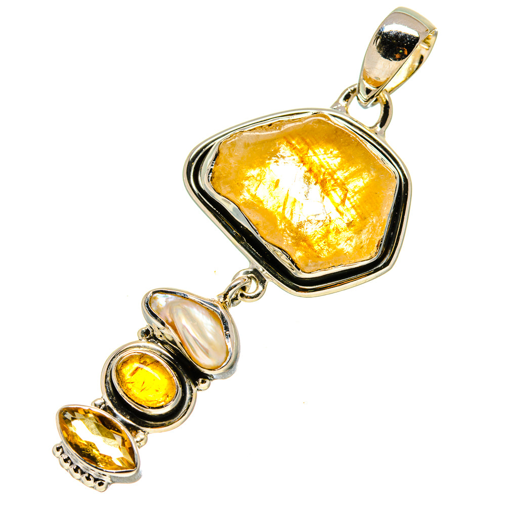 Citrine Pendants handcrafted by Anasilvercos - PD755820