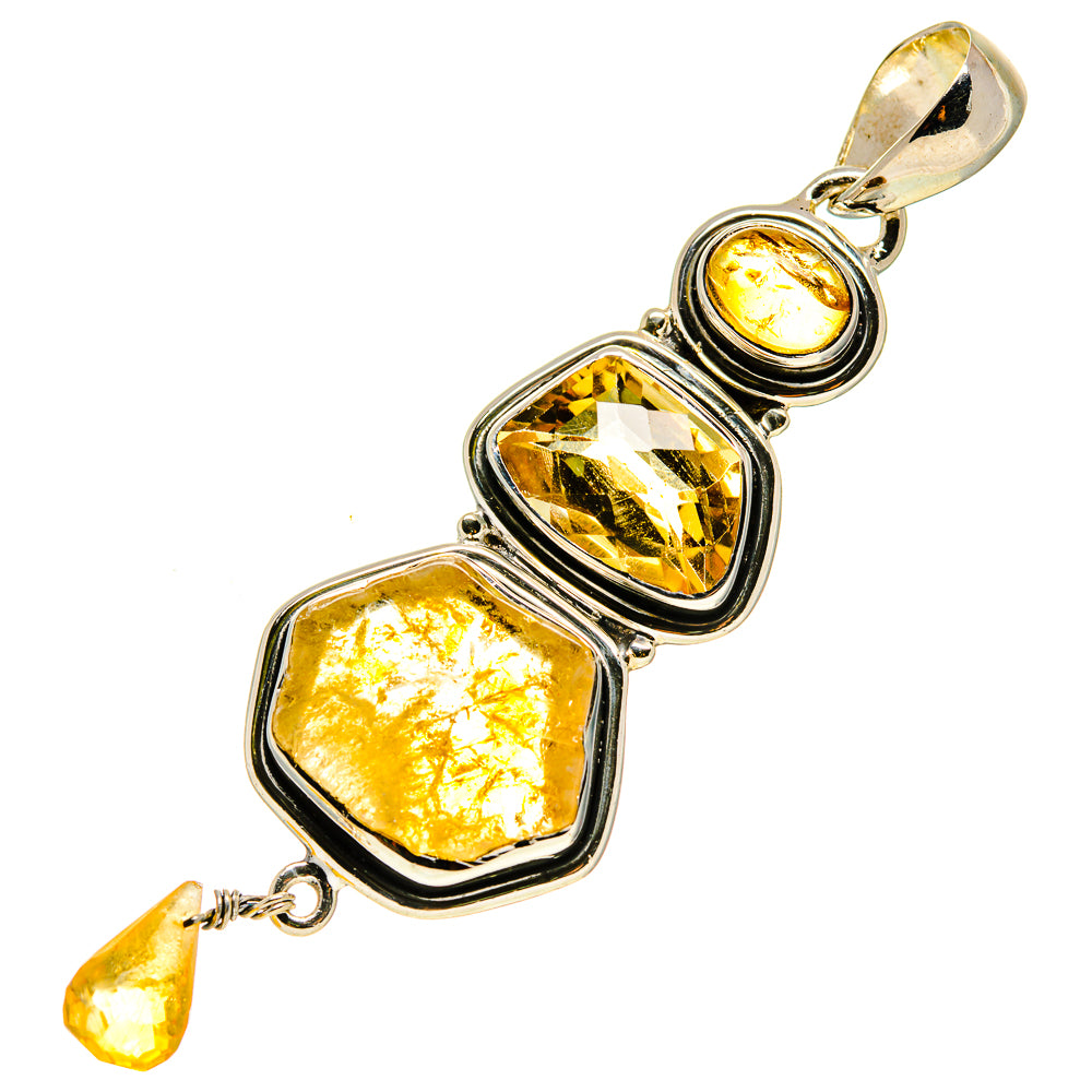 Citrine Pendants handcrafted by Anasilvercos - PD755830