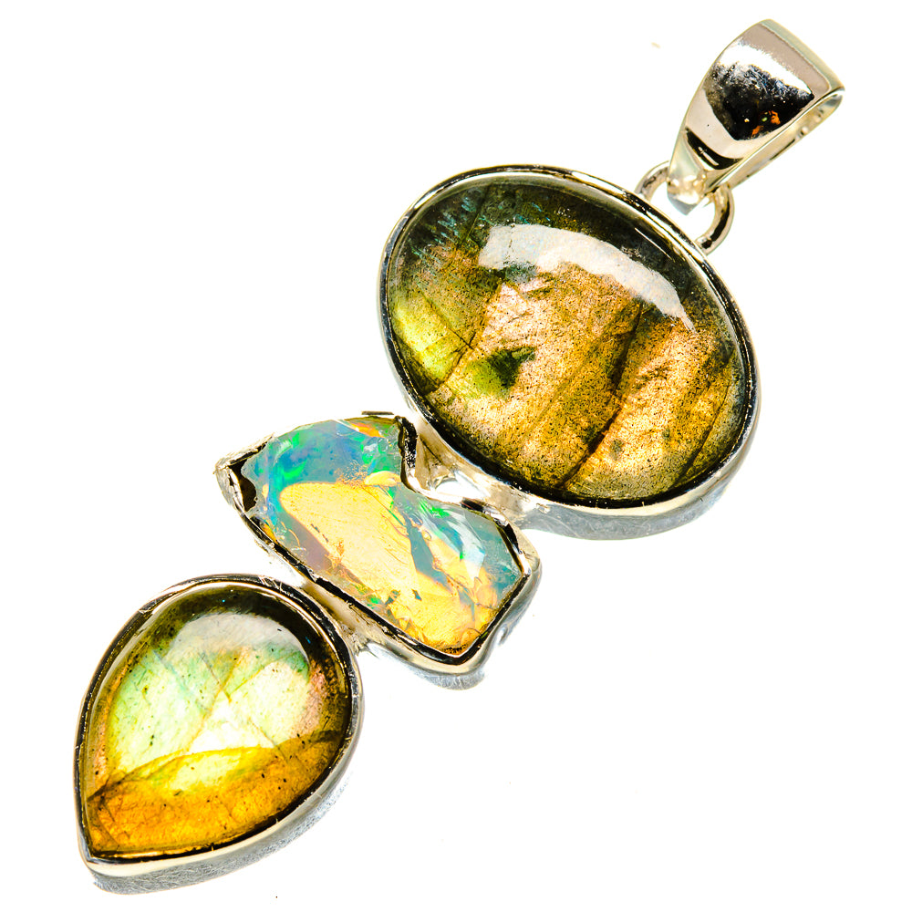 Labradorite Pendants handcrafted by Anasilvercos - PD755837