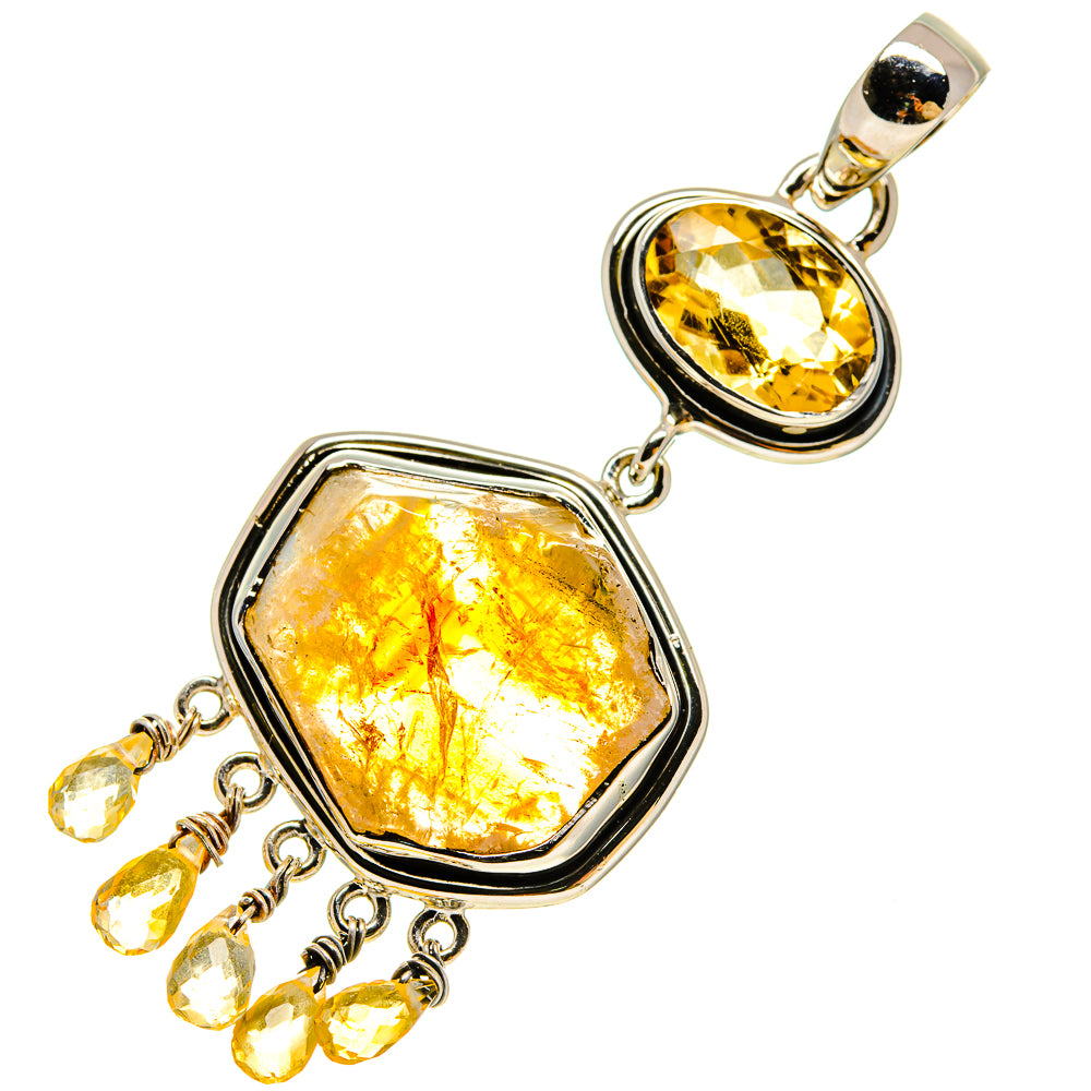 Citrine Pendants handcrafted by Anasilvercos - PD755842
