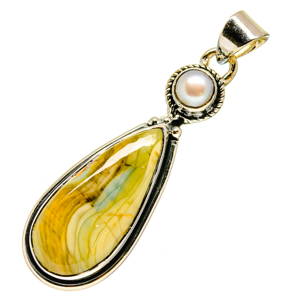 Willow Creek Jasper Pendants handcrafted by Anasilvercos - PD755853