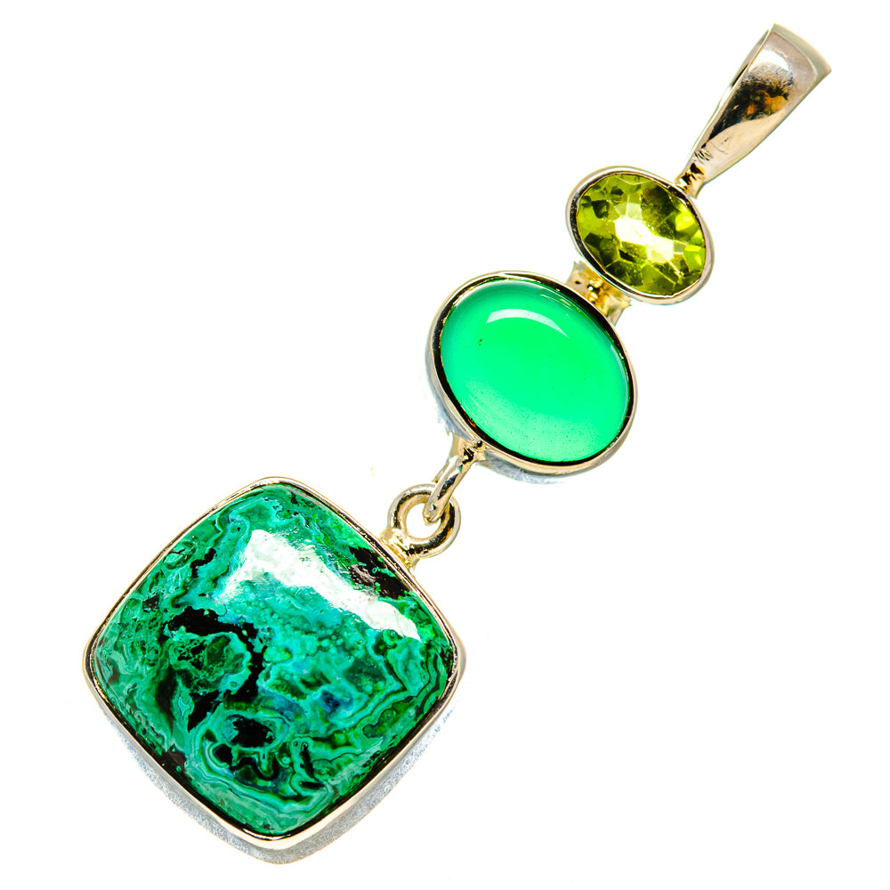 Chrysocolla Pendants handcrafted by Anasilvercos - PD755868