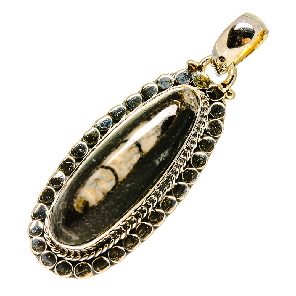 Orthoceras Fossil Pendants handcrafted by Anasilvercos - PD755873