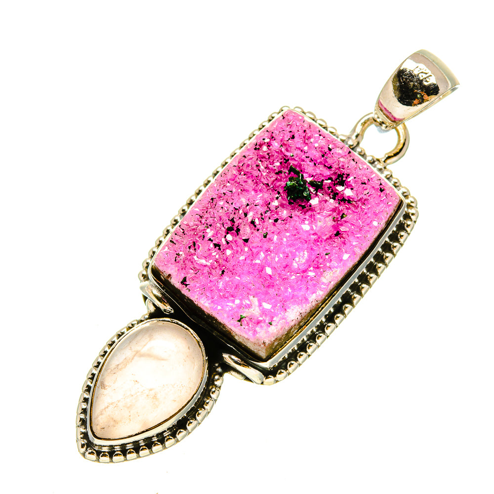 Cobalto Calcite Druzy Pendants handcrafted by Anasilvercos - PD755915