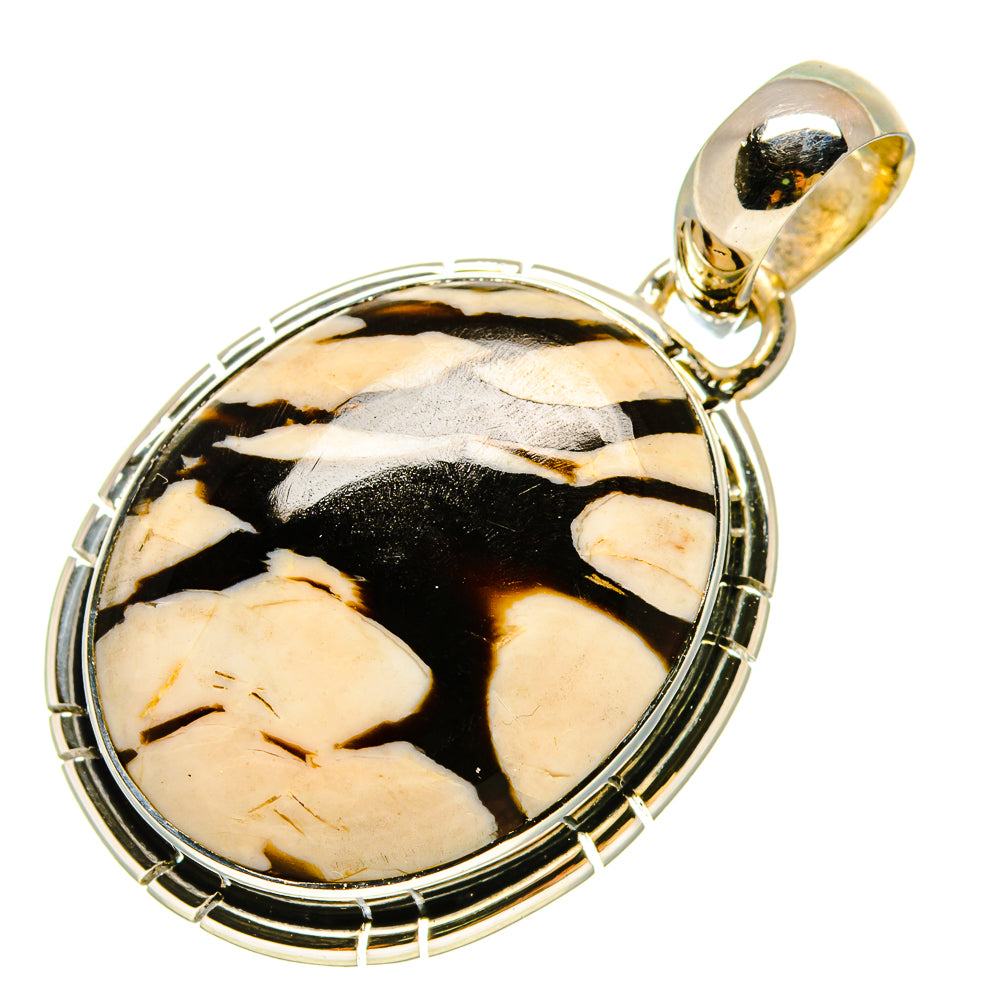 Peanut Wood Jasper Pendants handcrafted by Anasilvercos - PD755925